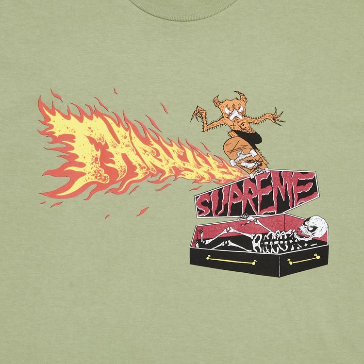 Buy Supreme x Thrasher Back Tail Tee 