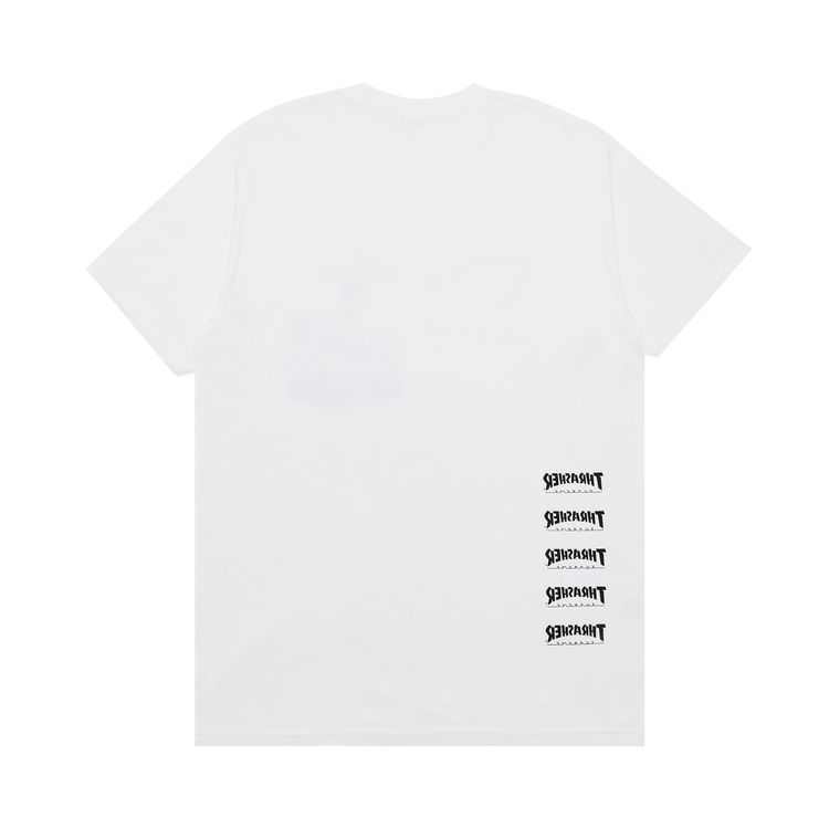 Supreme x Thrasher Back Tail Tee White