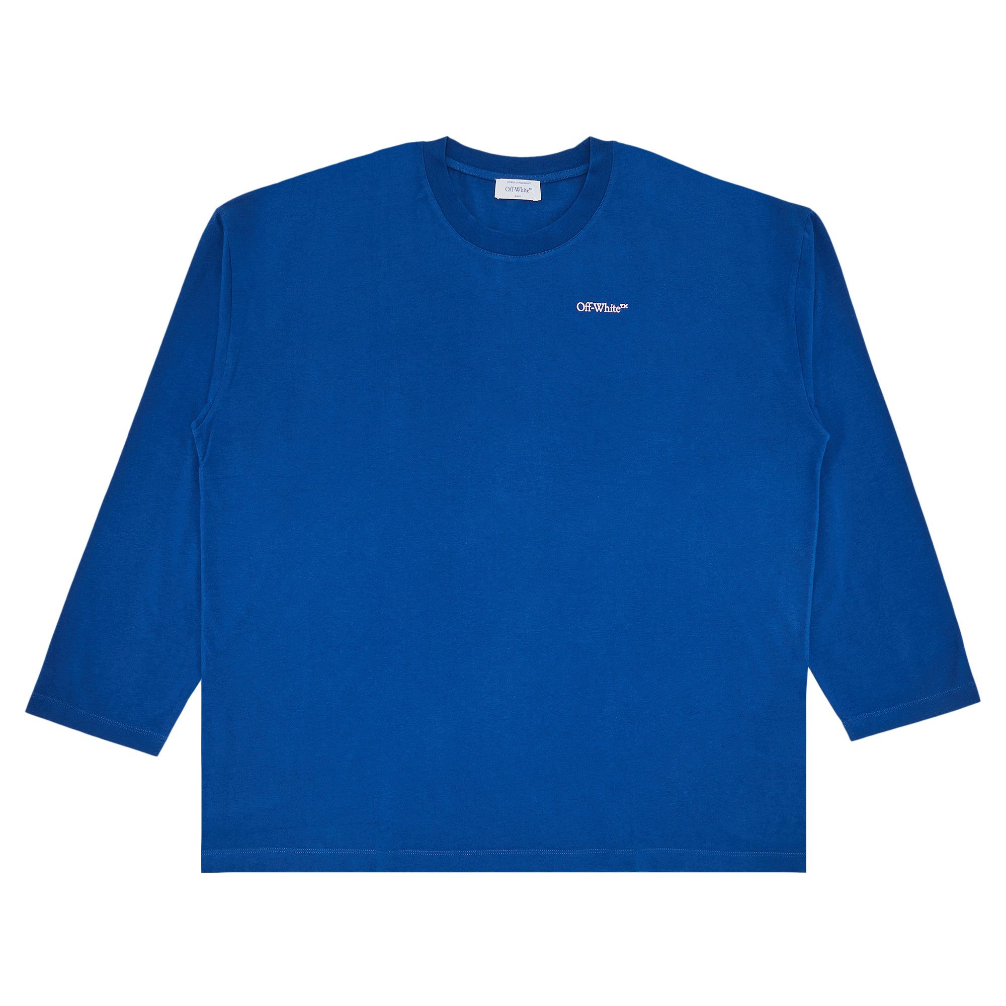 Off white blue long sleeve shop