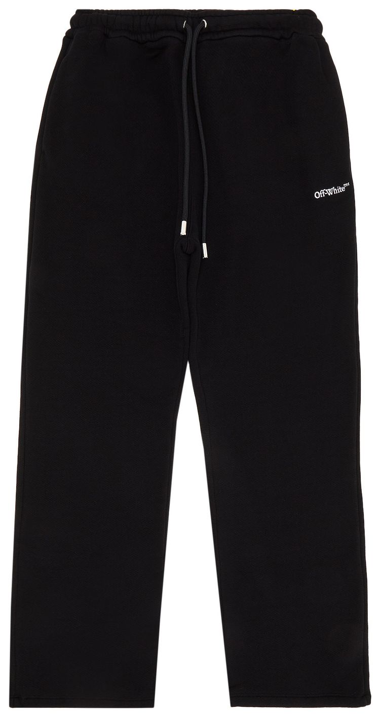 Off White Pixel Diag Sweatpants BlackWhite