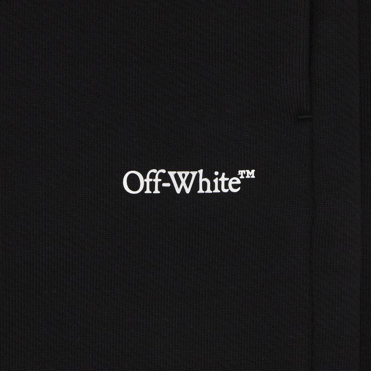 Off White Windy Arrow Skate Sweatshort BlackWhite