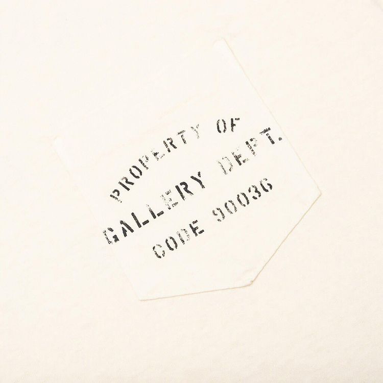 Gallery Dept Property Of Stencil Tee Antique White