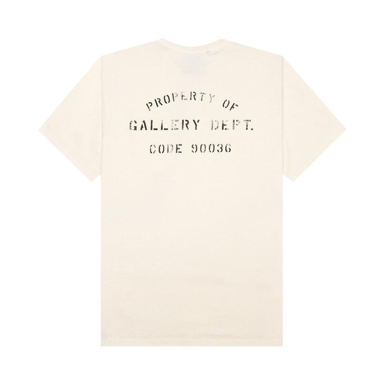 Gallery Dept Property Of Stencil Tee Antique White