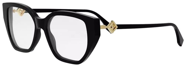Fendi Diamond Geometric Sunglasses Black