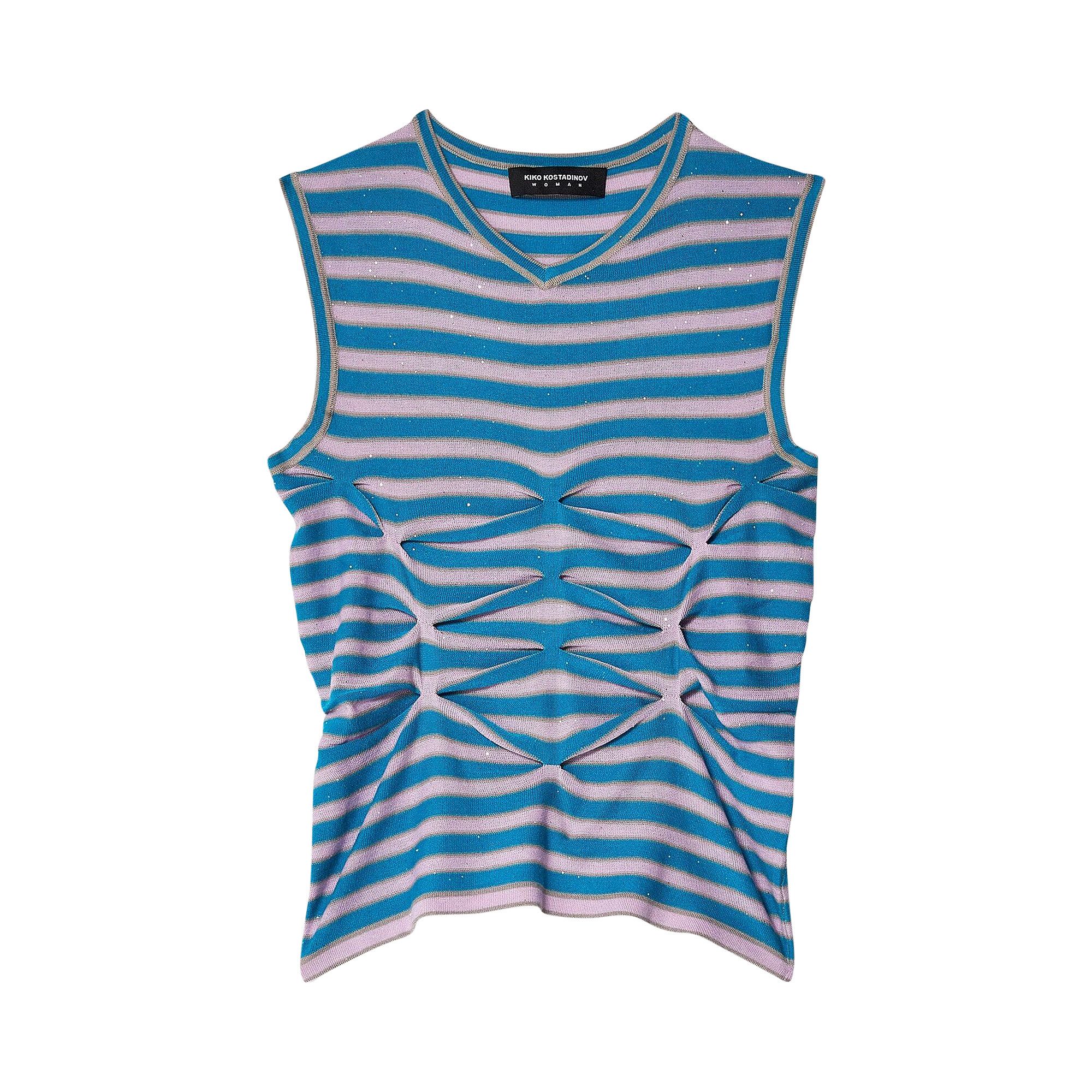 KIKO KOSTADINOV ヘナリストレッチトラウサ KKWAW24T04 11 Buy Kiko Kostadinov Zabriskie Sleeveless Top 'Ocean Blue