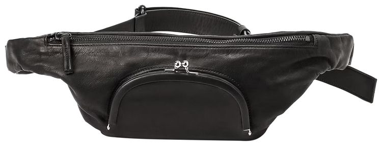 Ys Metal Clasp Cross Bag Black