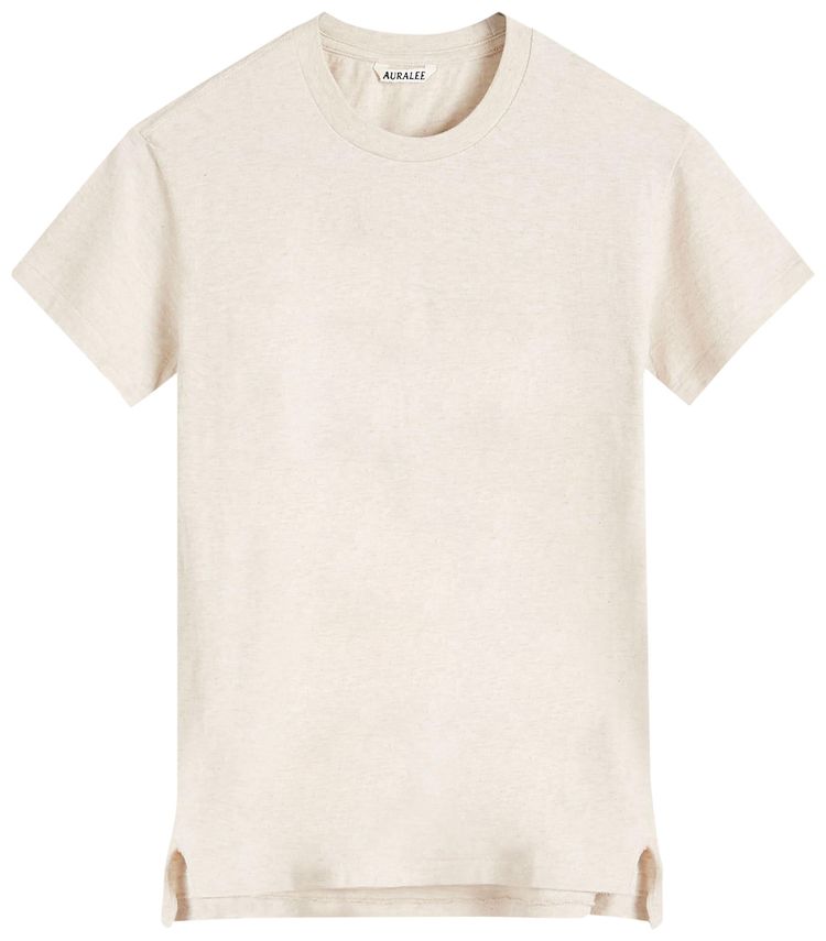 Auralee Seamless Crewneck Tee Top Brown