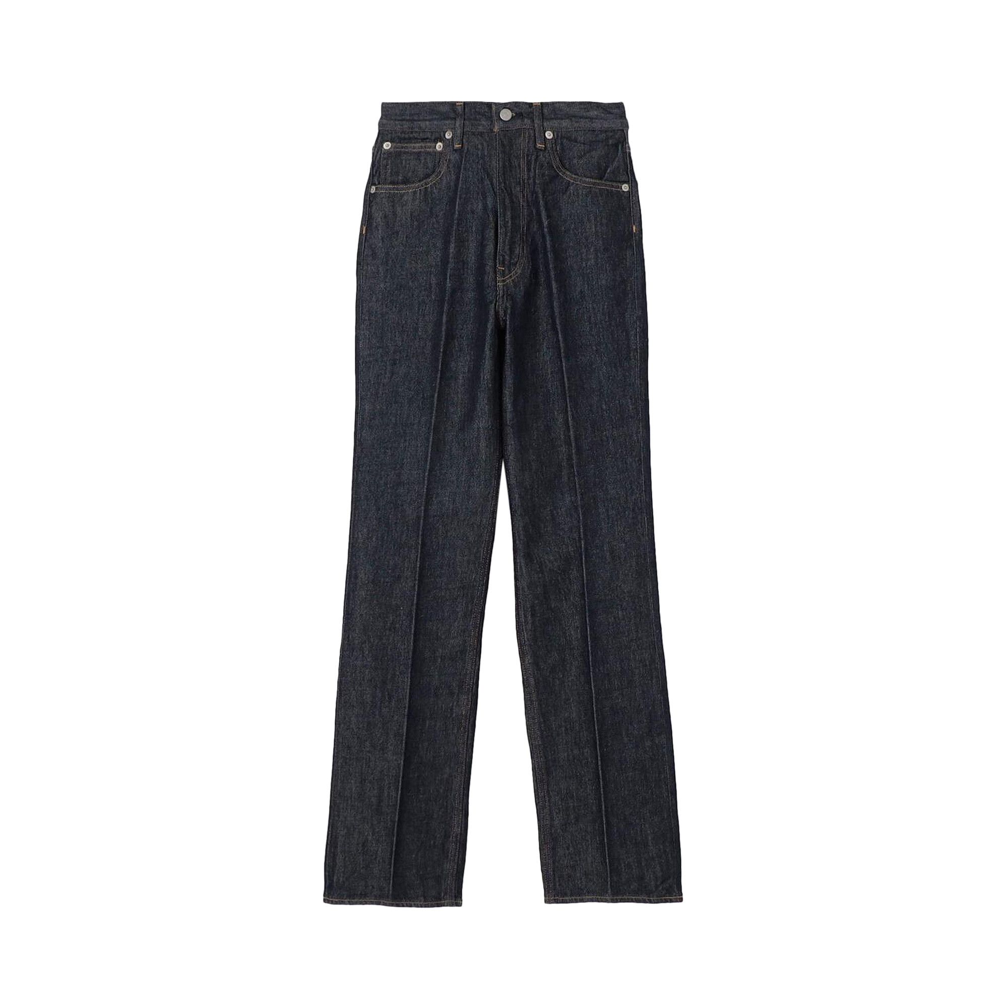 Buy Auralee Hard Twist Denim Pants 'Indigo' - A00P02DM INDI | GOAT