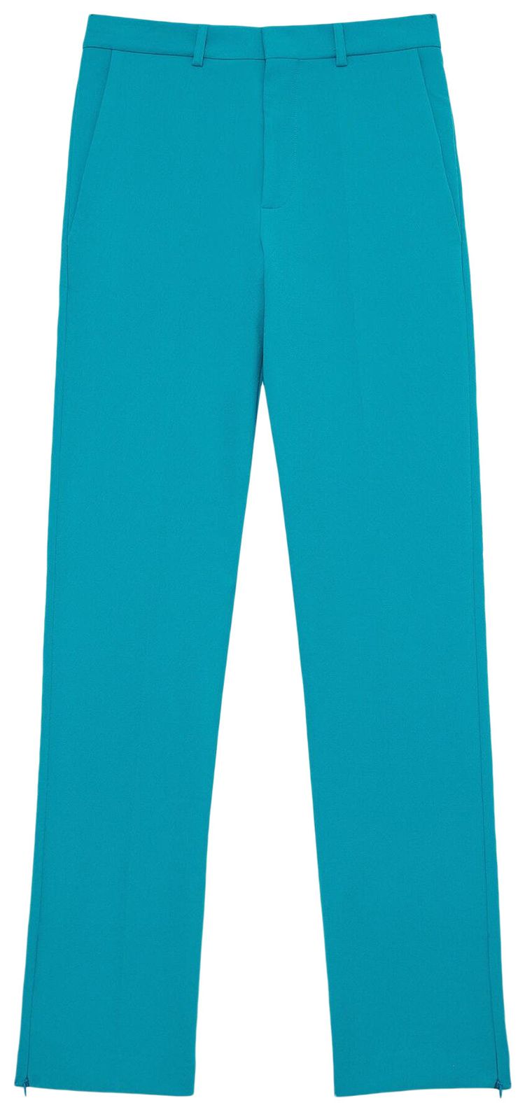 BOTTER Slim Fit Trousers with Zipped Hem Blue