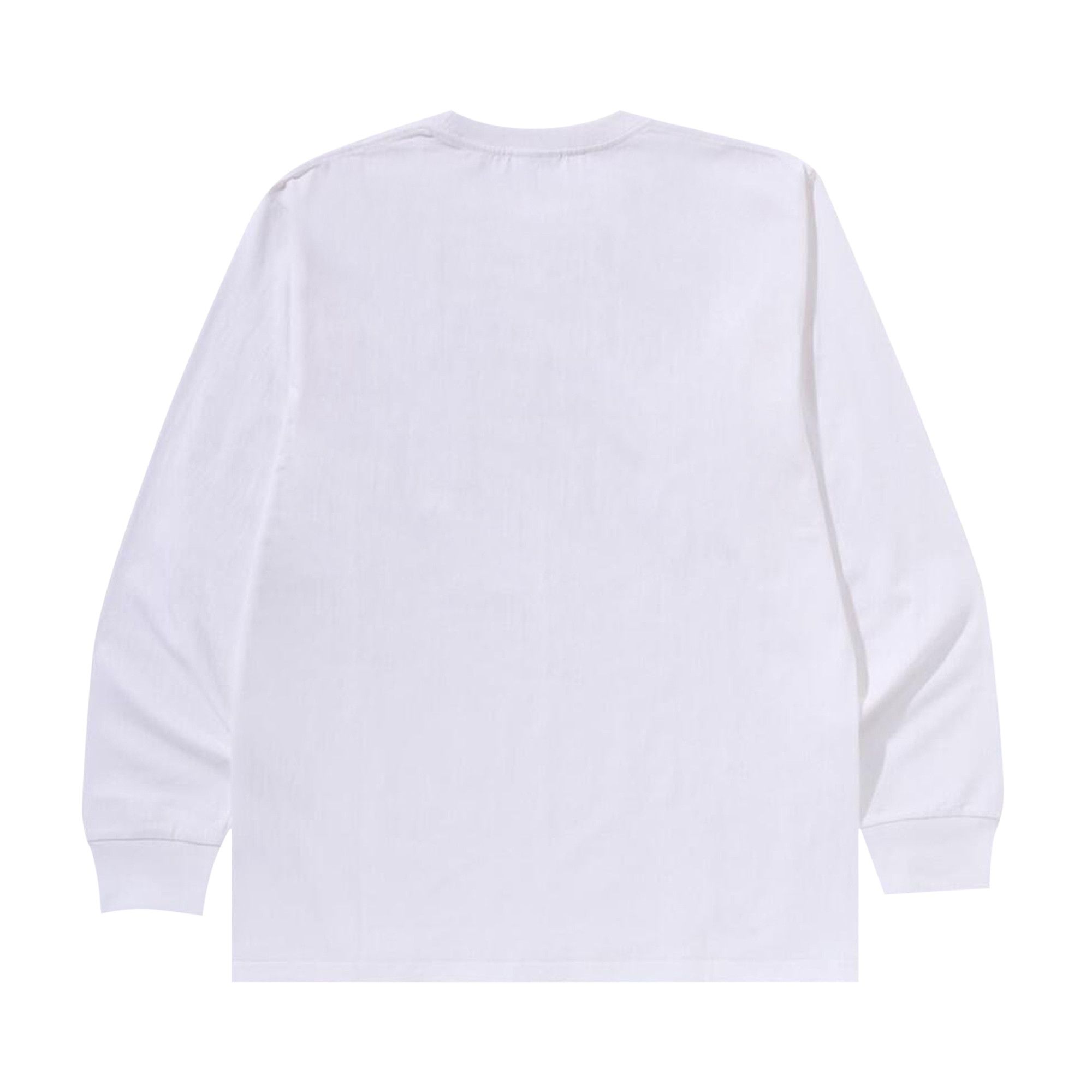 Buy BAPE By Bathing Ape Long-Sleeve Tee 'White' - 1K80 111 015