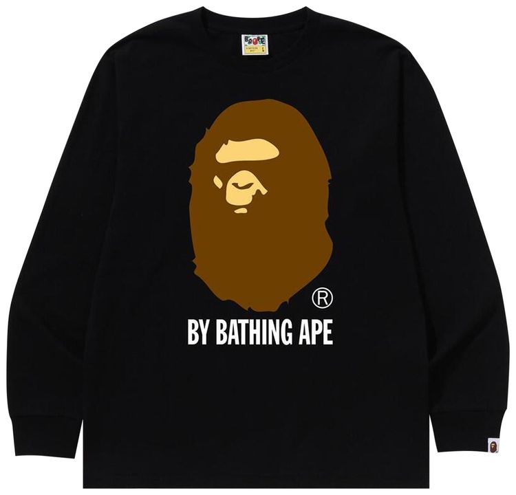 BAPE By Bathing Ape Long Sleeve Tee Black