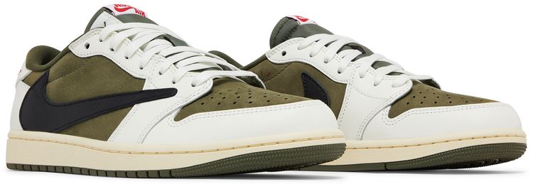 Travis Scott x Air Jordan 1 Retro Low OG SP Reverse Olive  Medium Olive