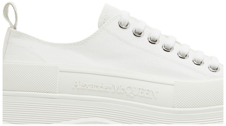 Alexander McQueen Tread Slick Lace Up White