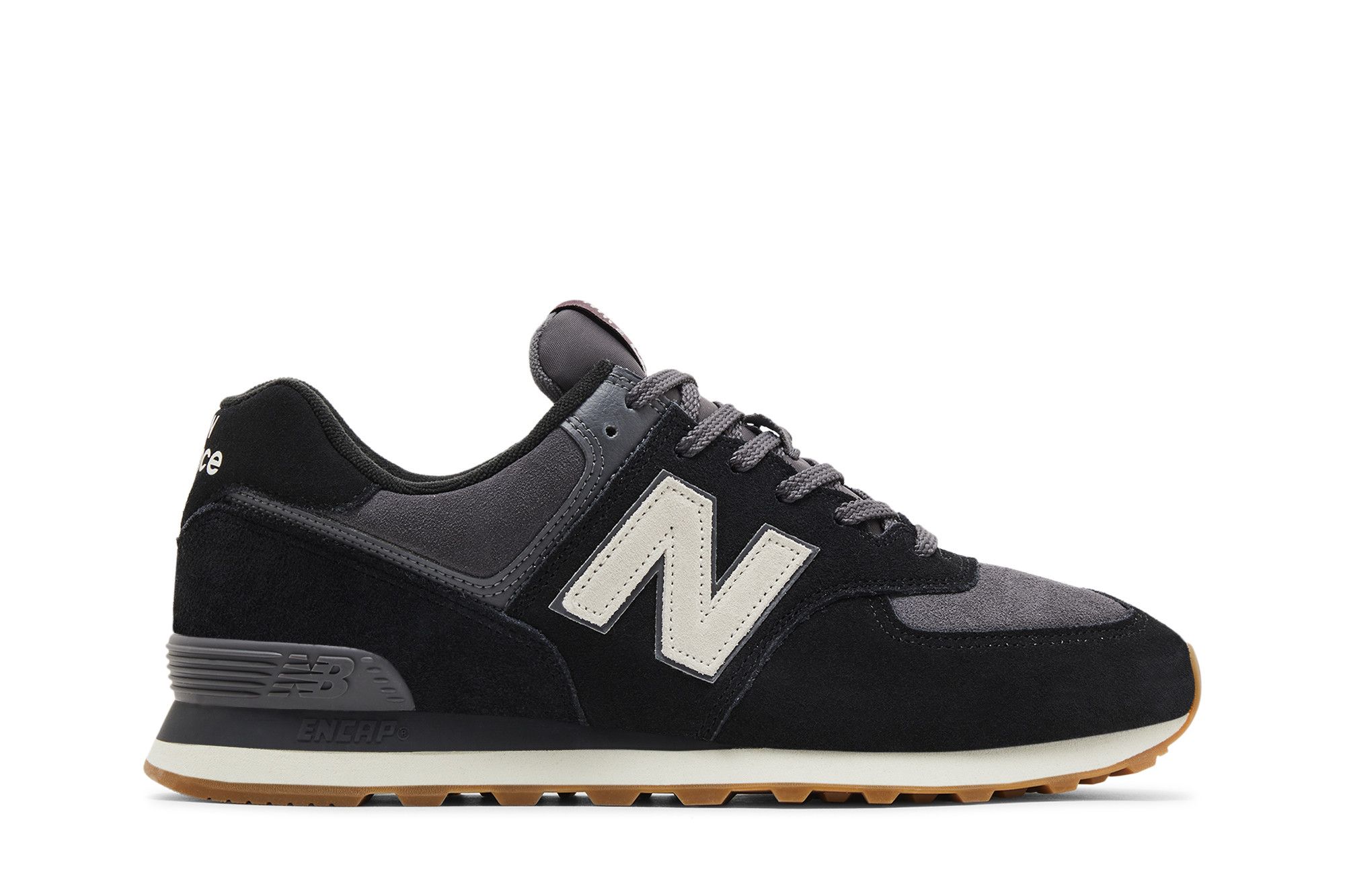 New balance 574 black and grey shop