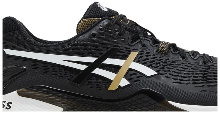 BOSS x Matteo Berrettini x ASICS Gel Resolution 9 Clay Black Camel