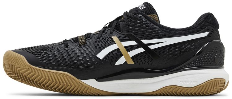 BOSS x Matteo Berrettini x ASICS Gel Resolution 9 Clay Black Camel