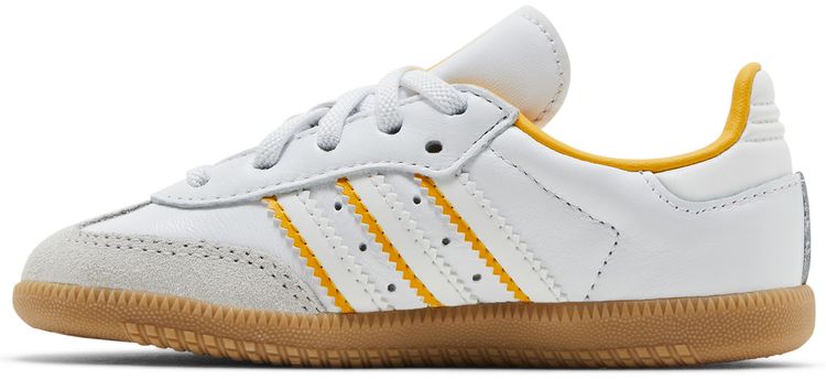 Adidas Samba OG EL I Crystal White Crew Yellow