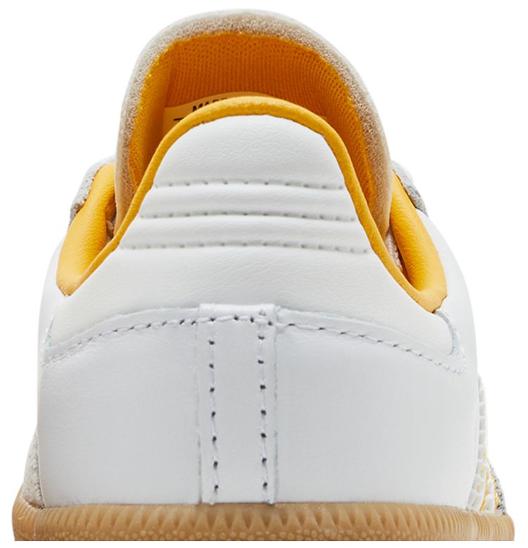 Adidas Samba OG EL I Crystal White Crew Yellow