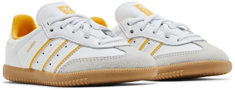 Adidas Samba OG EL I Crystal White Crew Yellow