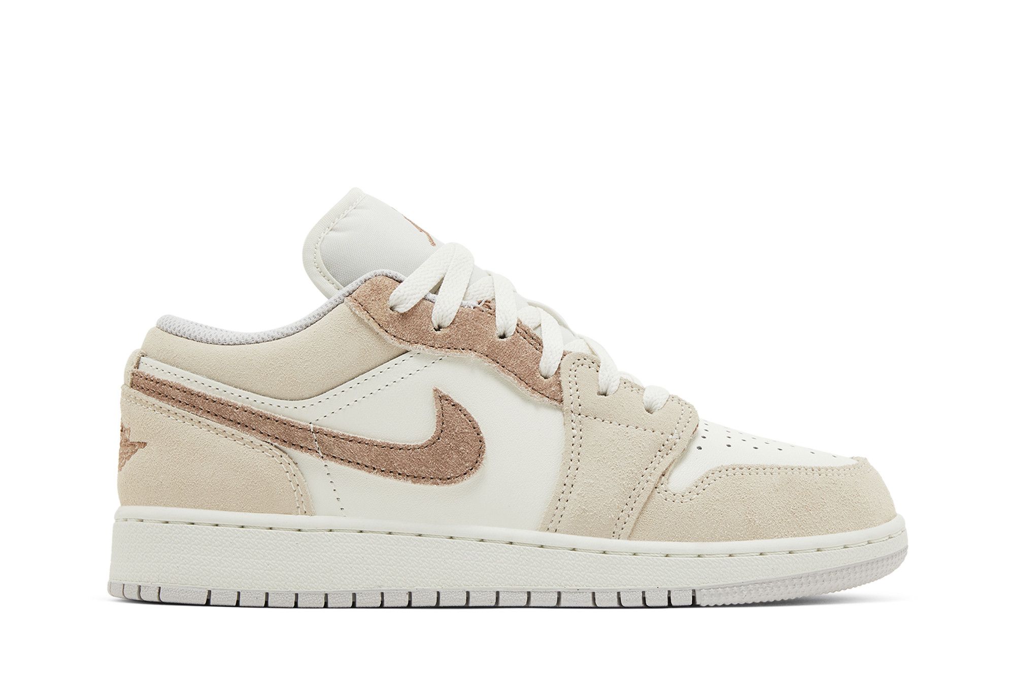 Buy Air Jordan 1 Low SE GS 'Sail Archaeo Brown' - HF1863 200