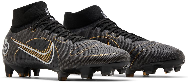 Nike Mercurial Superfly 8 Pro FG Black Metallic Gold