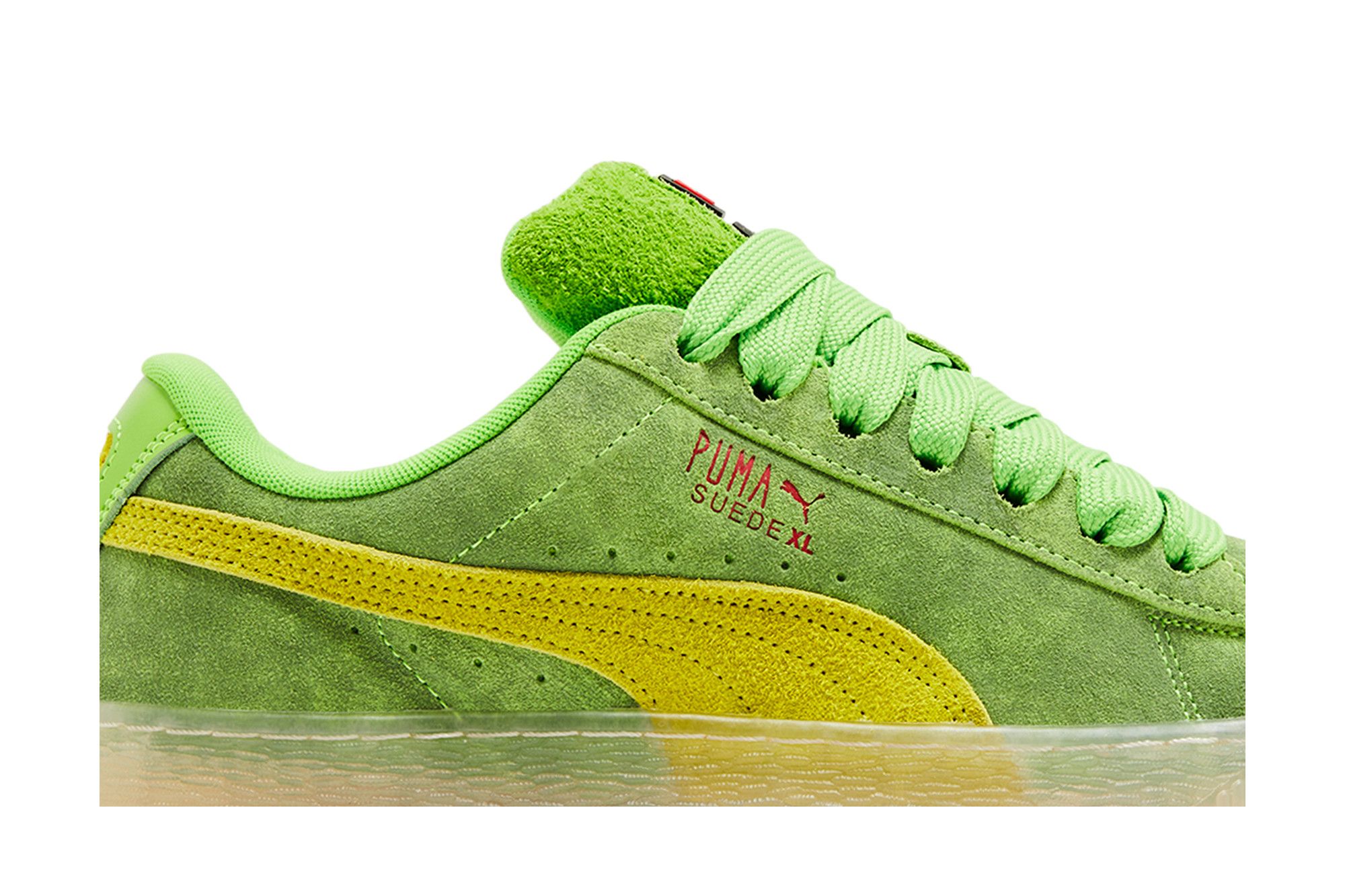 Lime green puma suede new arrivals