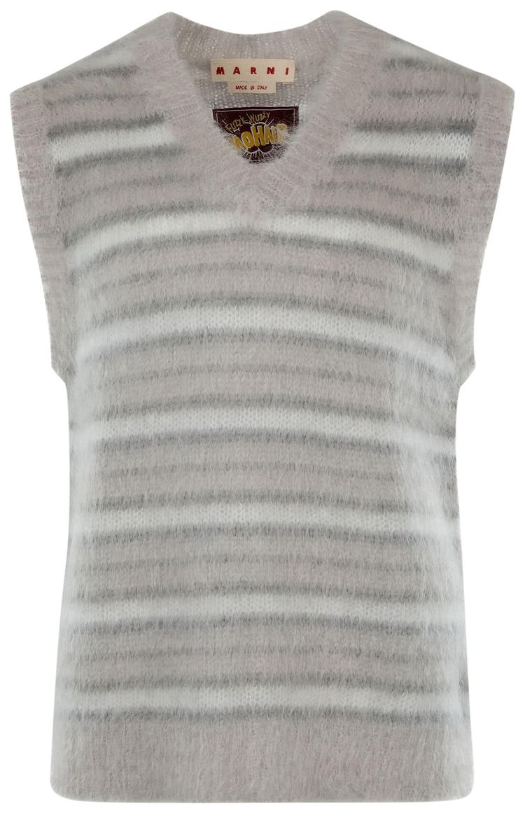 Marni V Neck Sweater Grey