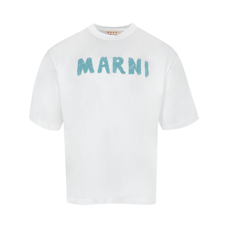 Marni T Shirt WhiteBlue