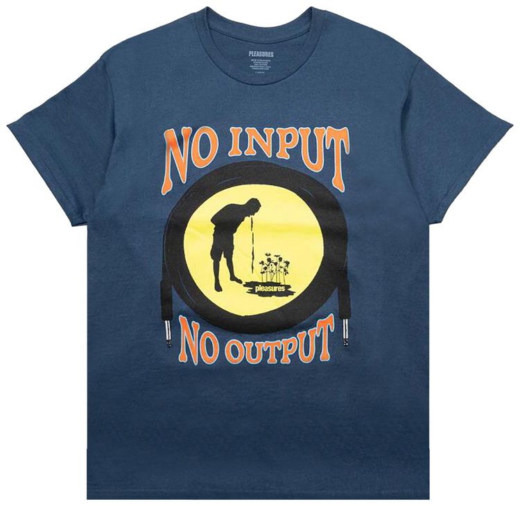 Pleasures Input T Shirt Blue