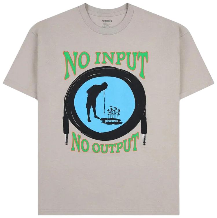 Pleasures Input T Shirt Tan