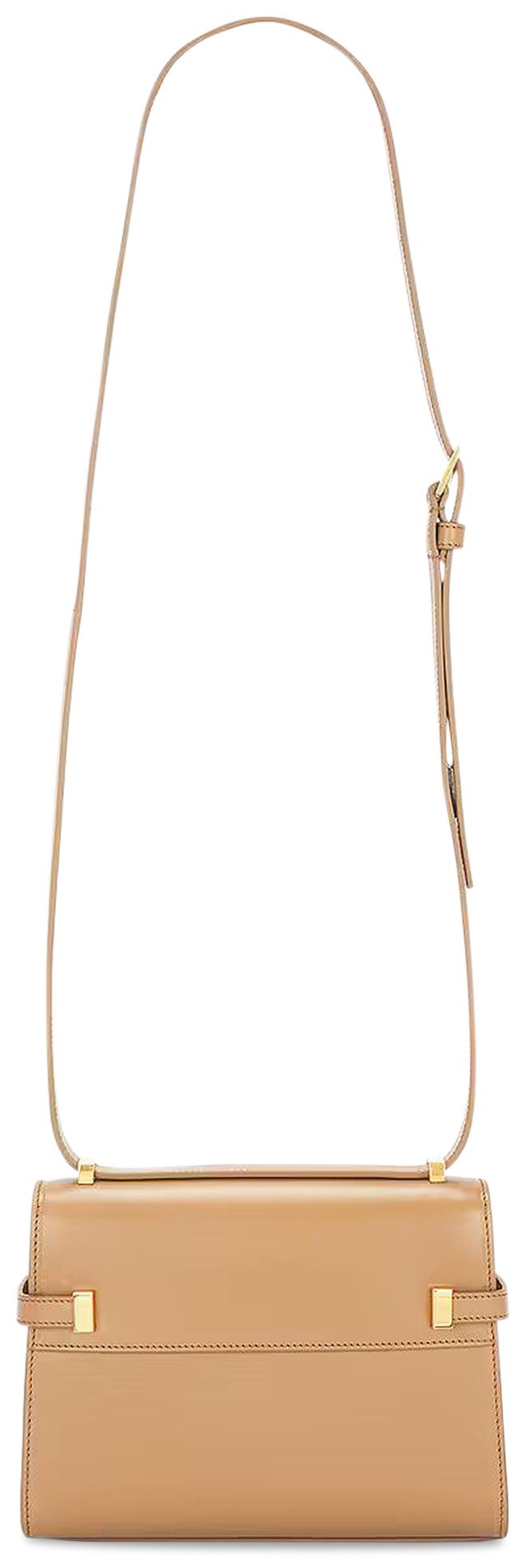 Saint Laurent Manhattan Mini Crossbody Bag Natural Tan