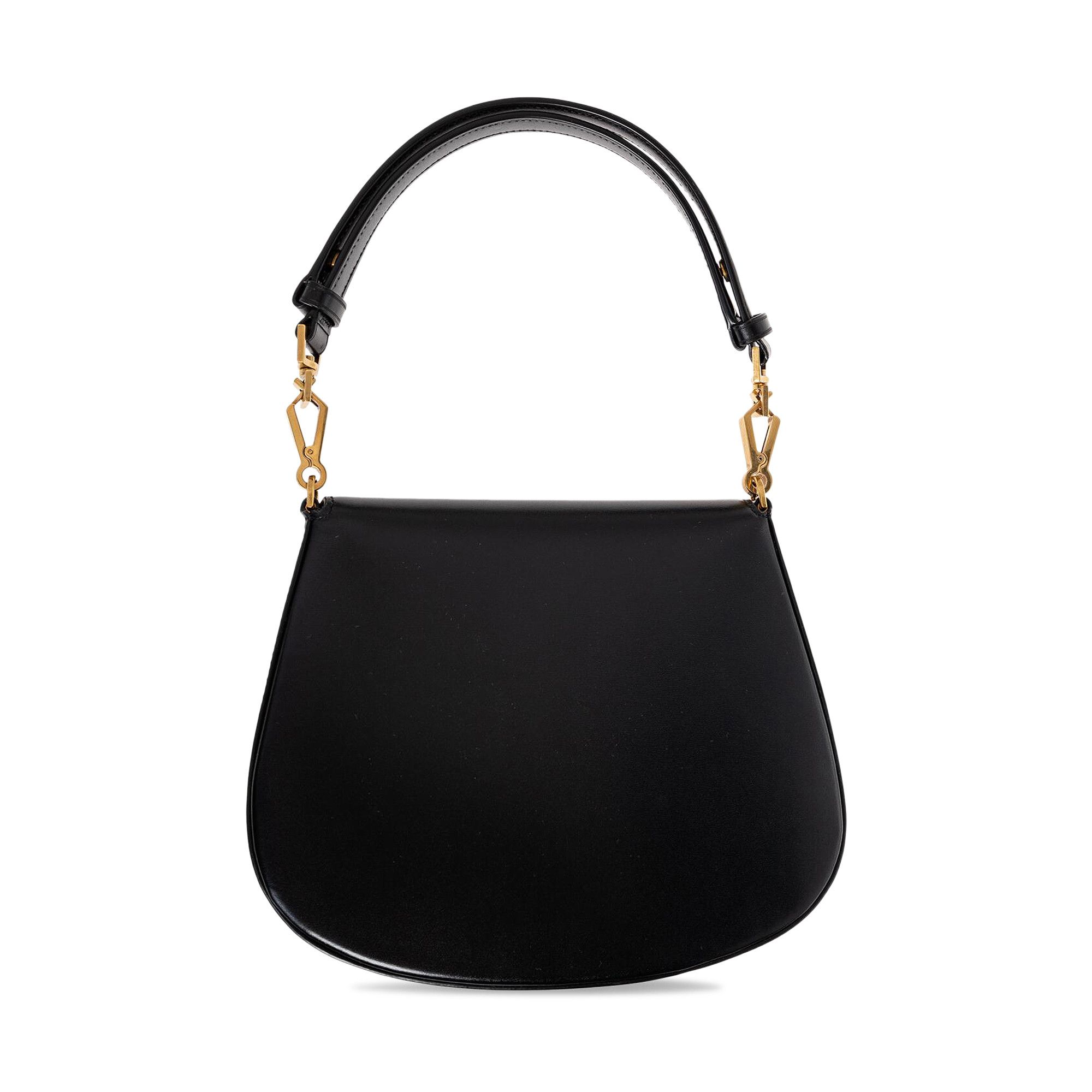 Buy Saint Laurent Voltaire Leather Top Handle 'Black' - 800846
