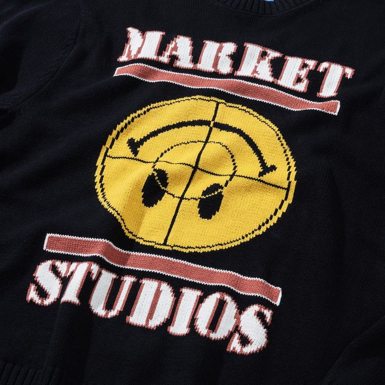 Market Smiley Focus Sweater Black