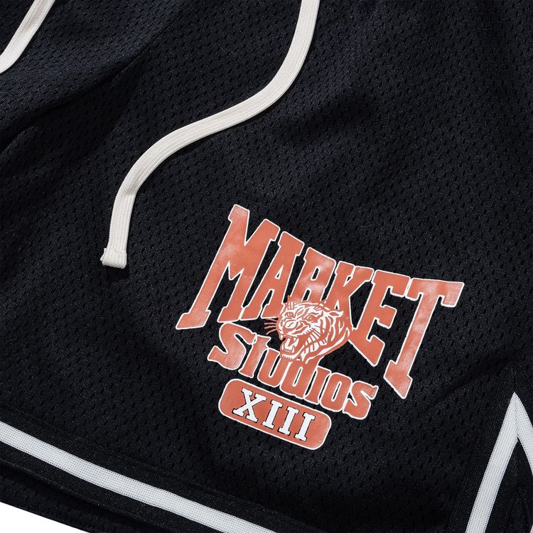 Market Studios Game Shorts Washed Black