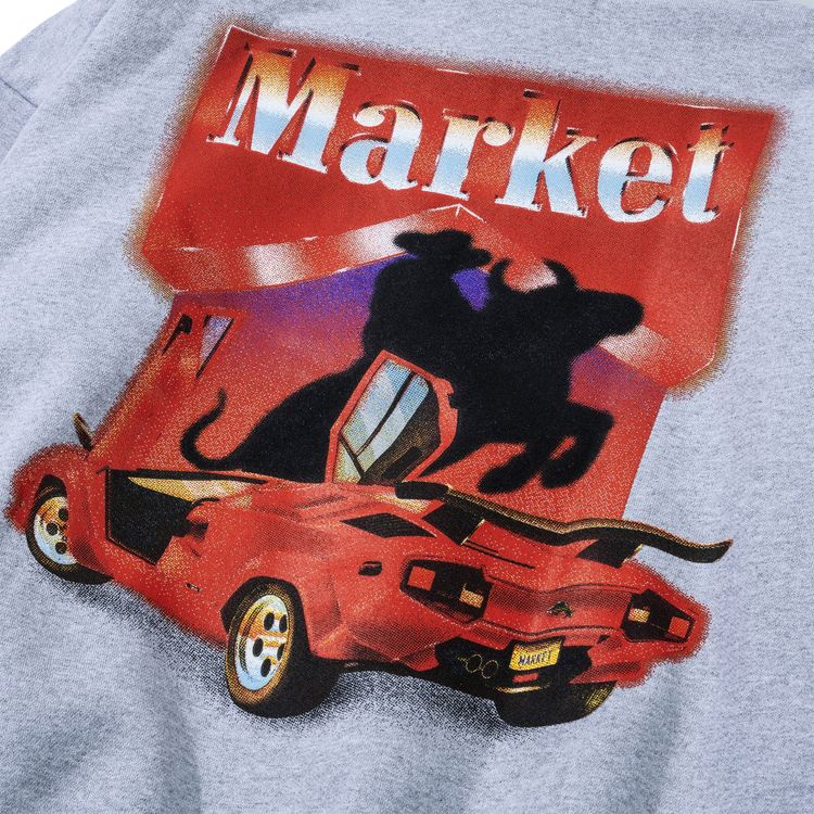 Market Bullrider Hoodie Ash
