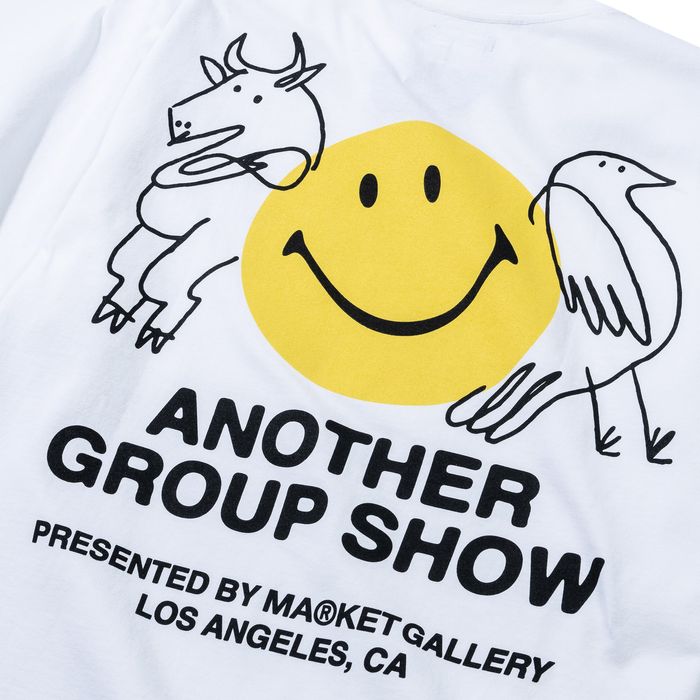 Buy Market Smiley C.A.M. TShirt 'White' 399001967 WHIT GOAT