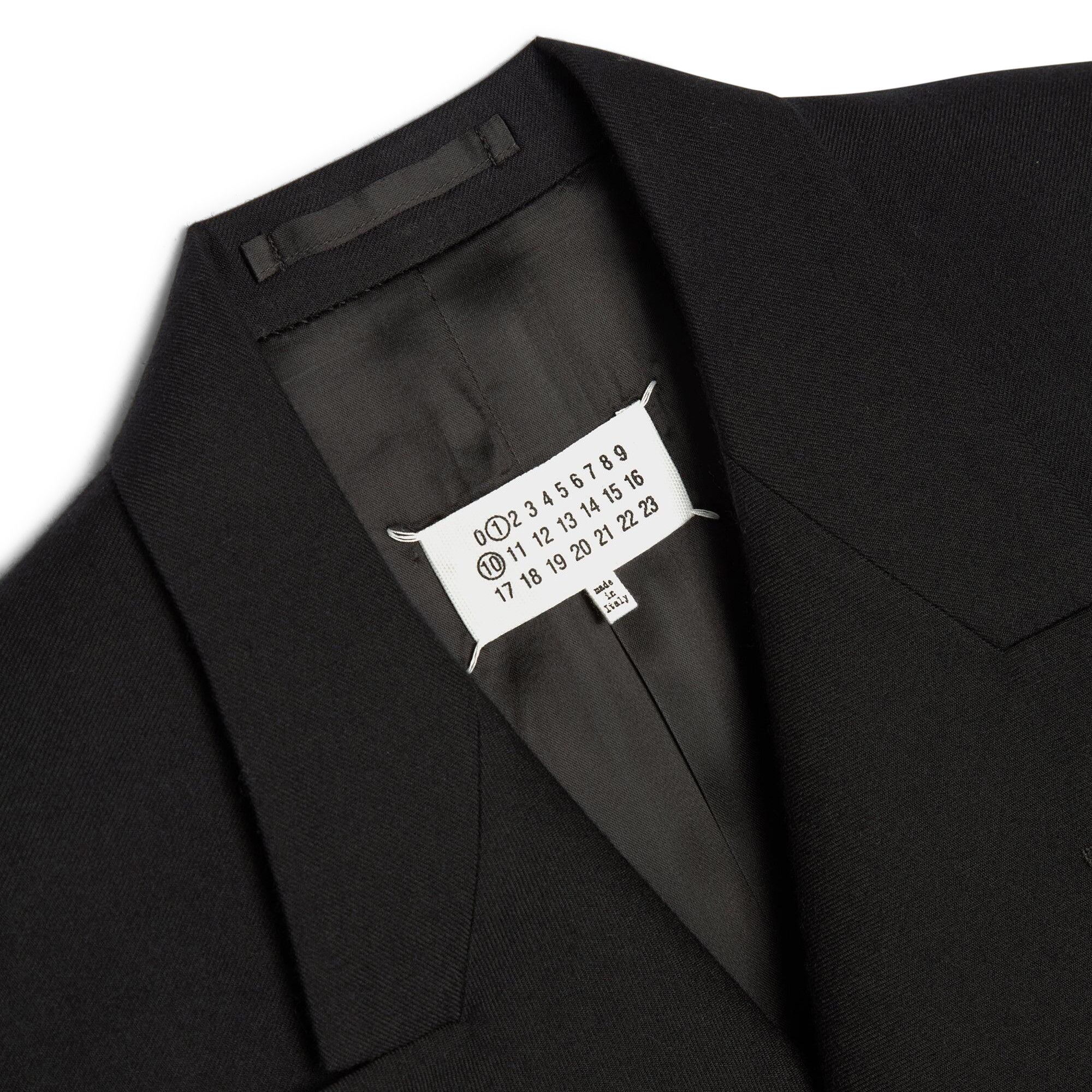 スーツ MAISON MARGIELA Women Suit Jackets S50BN0526M35203 900 BLACK Buy Maison Margiela Wool Flannel Blazer Jacket 'Black