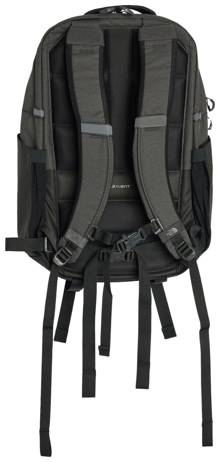 The North Face Surge Backpack Asphalt Grey Light HeatherTNF Black