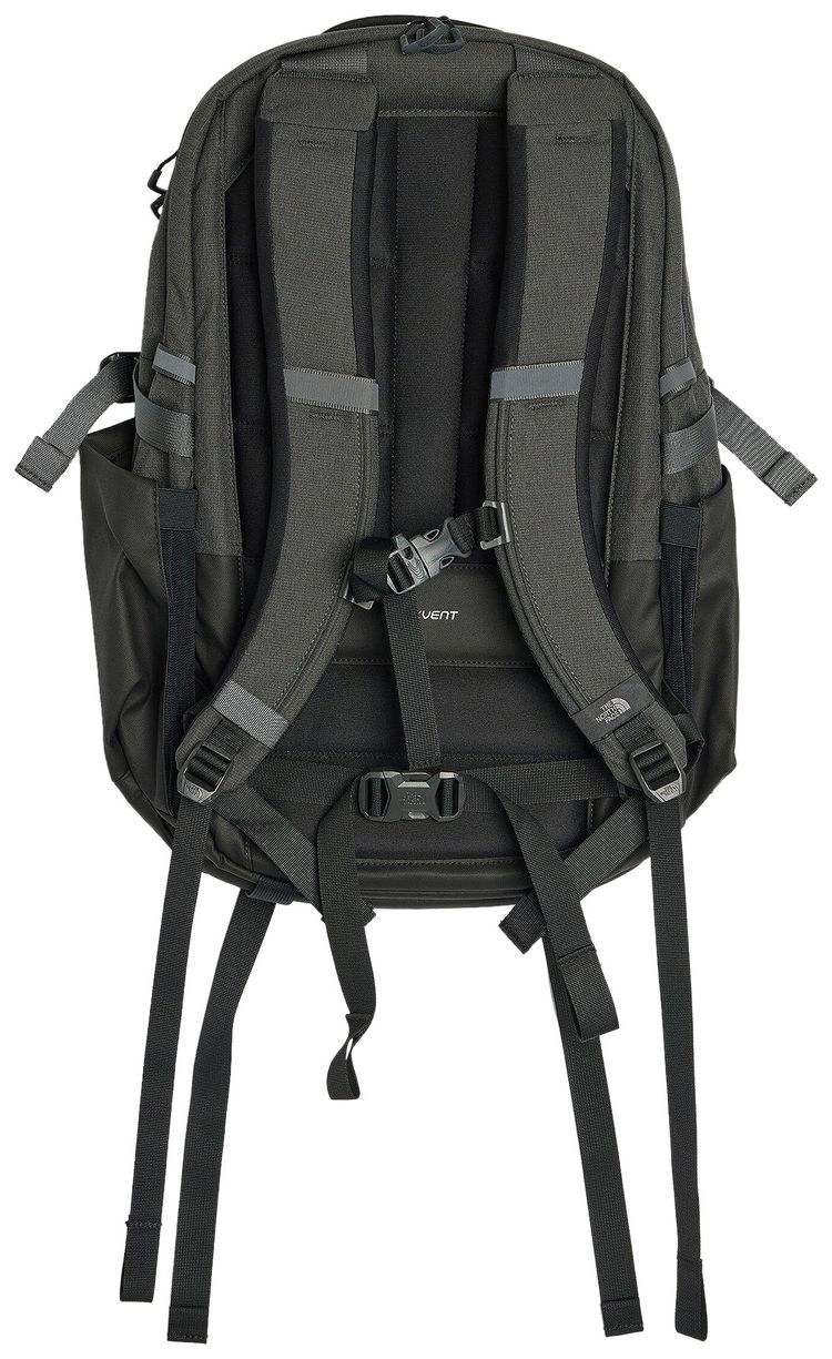 The North Face Router Backpack Asphalt Grey Light HeatherTNF Black