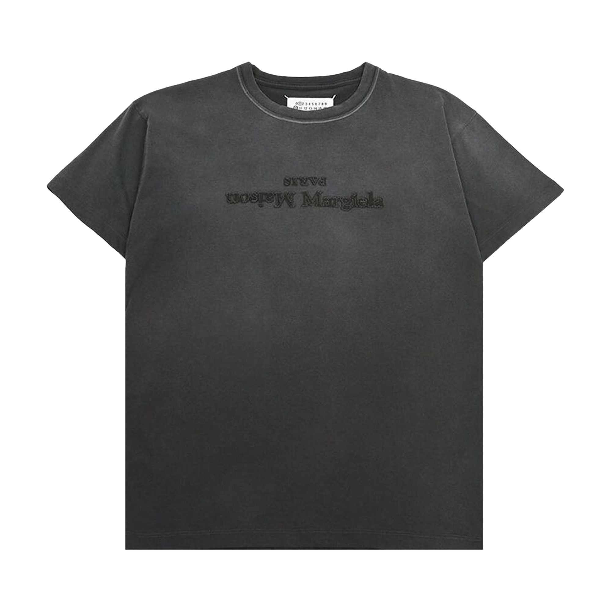 Buy Maison Margiela Reverse Logo T-Shirt 'Washed Black