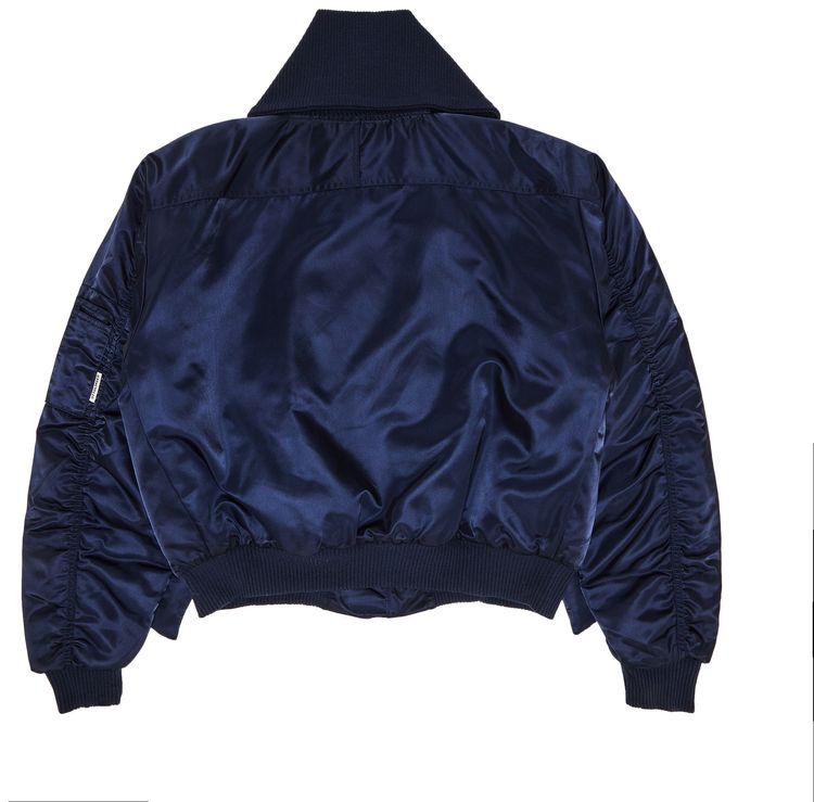Ottolinger Scarf Bomber Jacket Midnight Blue