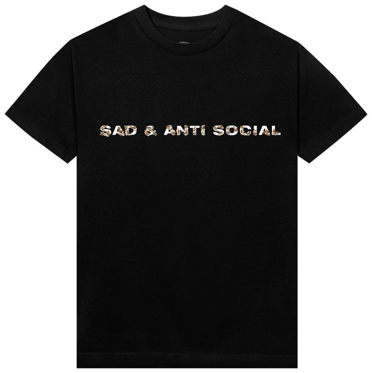 Anti Social Social Club x Sadboyz Sakura Tee Black