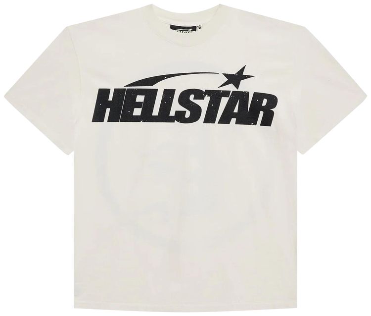 Hellstar Classic T Shirt Gel Print WhiteBlack
