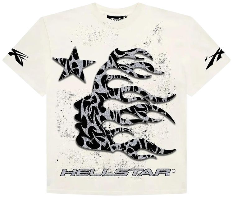 Hellstar Glitter P2P T Shirt Black