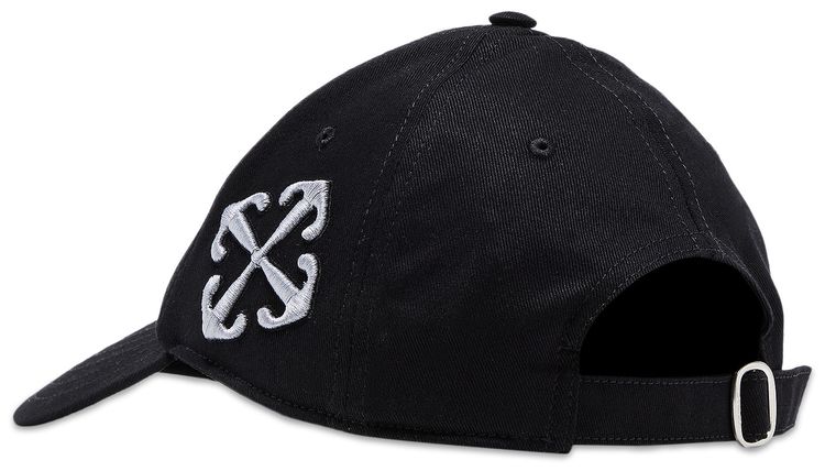 Off White Varsity Baseball Cap BlackGrey