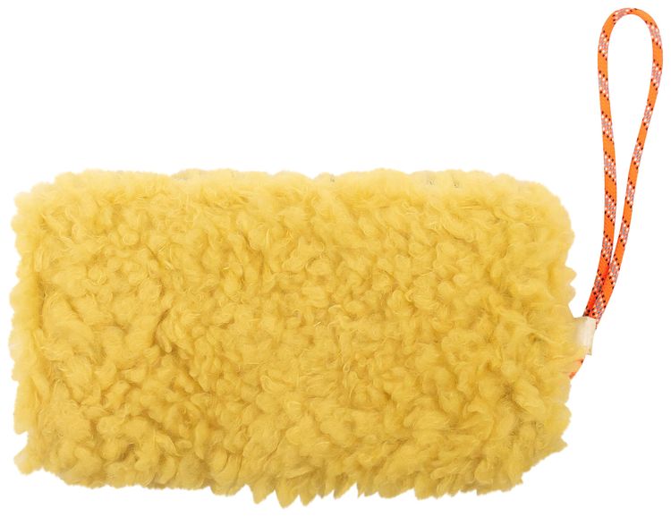MM6 Maison Margiela Logo Zip Around Wallet Yellow