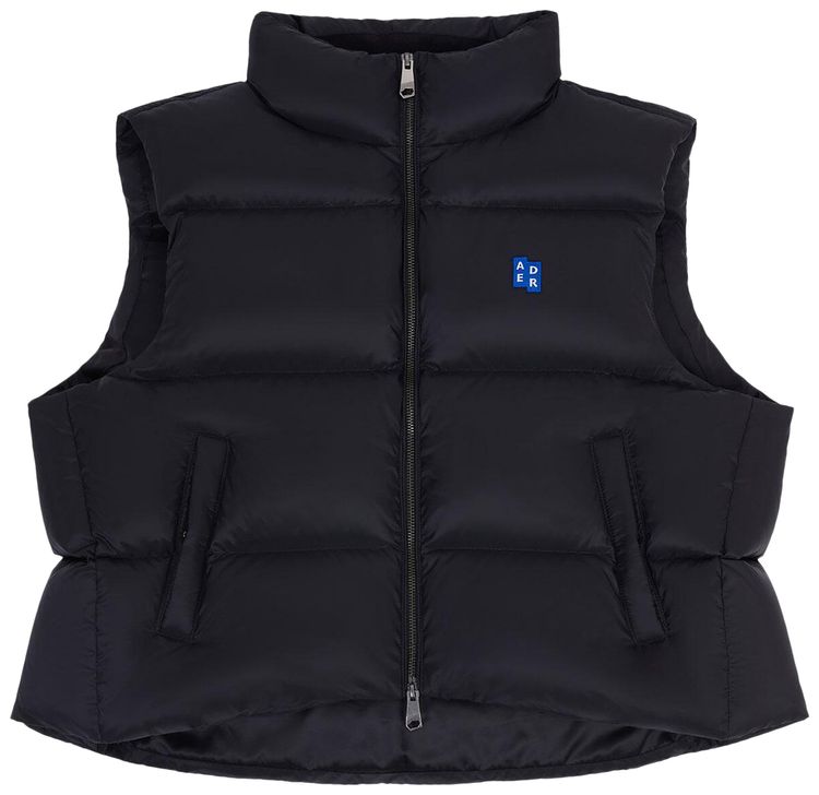 Ader Error TRS Tag Puffer Vest Black