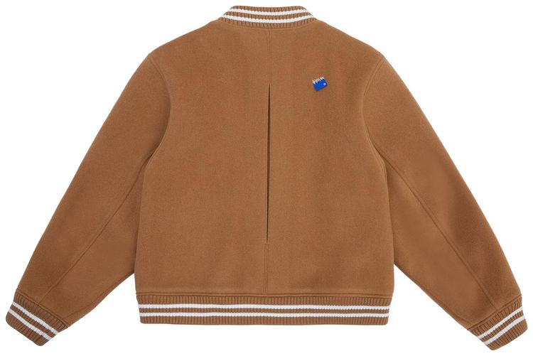 Ader Error TRS Tag Varsity Jacket Camel