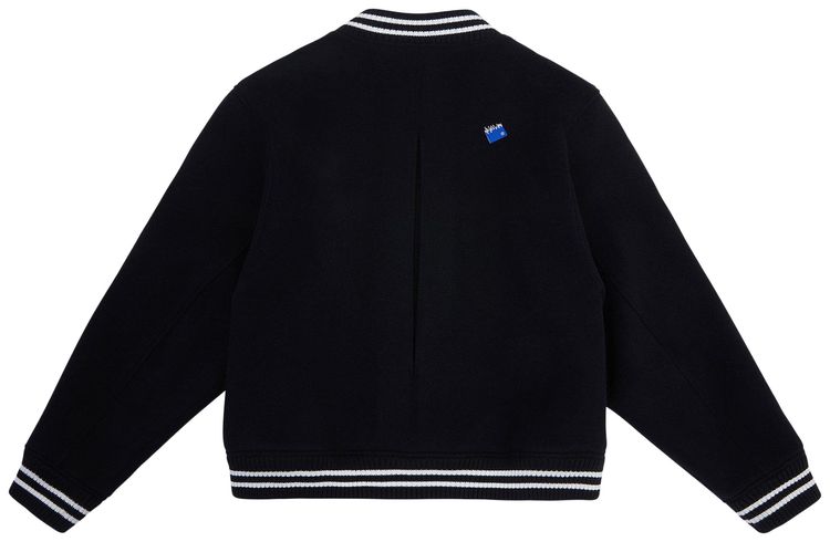 Ader Error TRS Tag Varsity Jacket Black