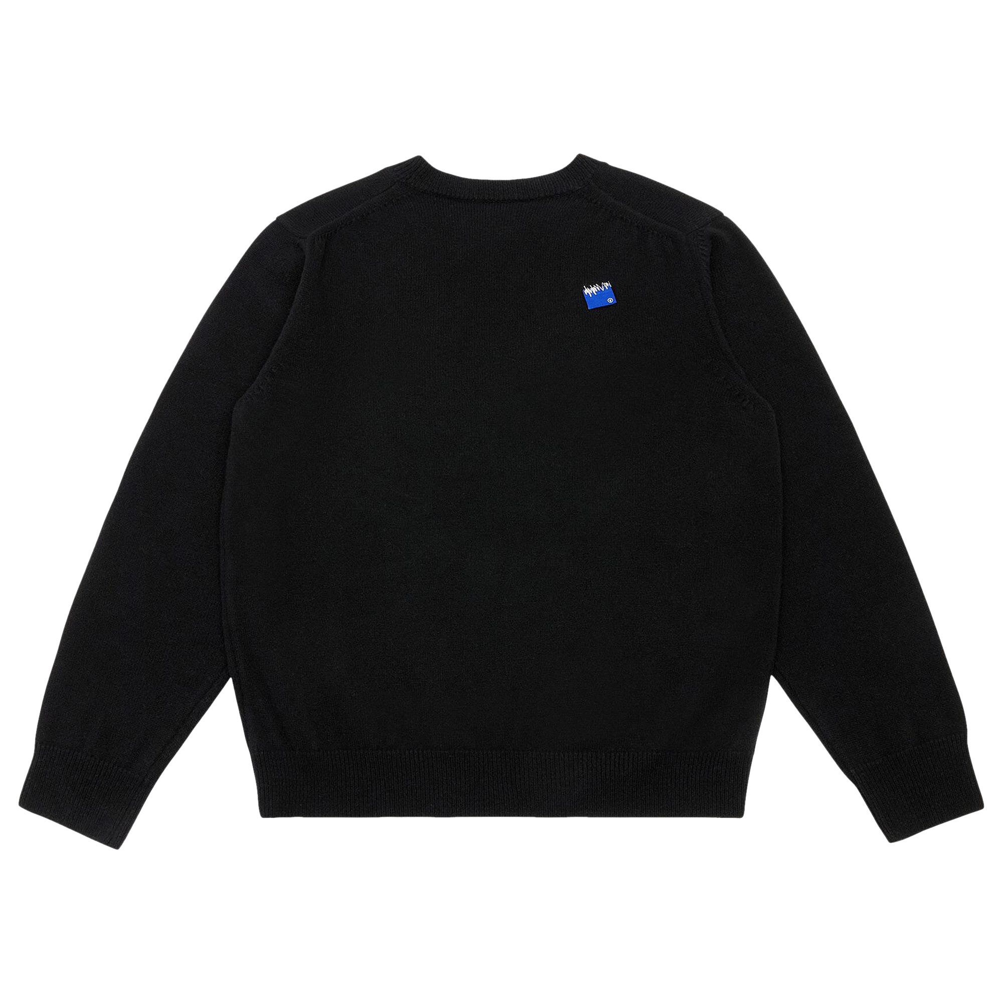 Buy Ader Error TRS Tag Drop Shoulder Sweater 'Black